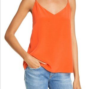 Rag and Bone Orange Silk Tank Top